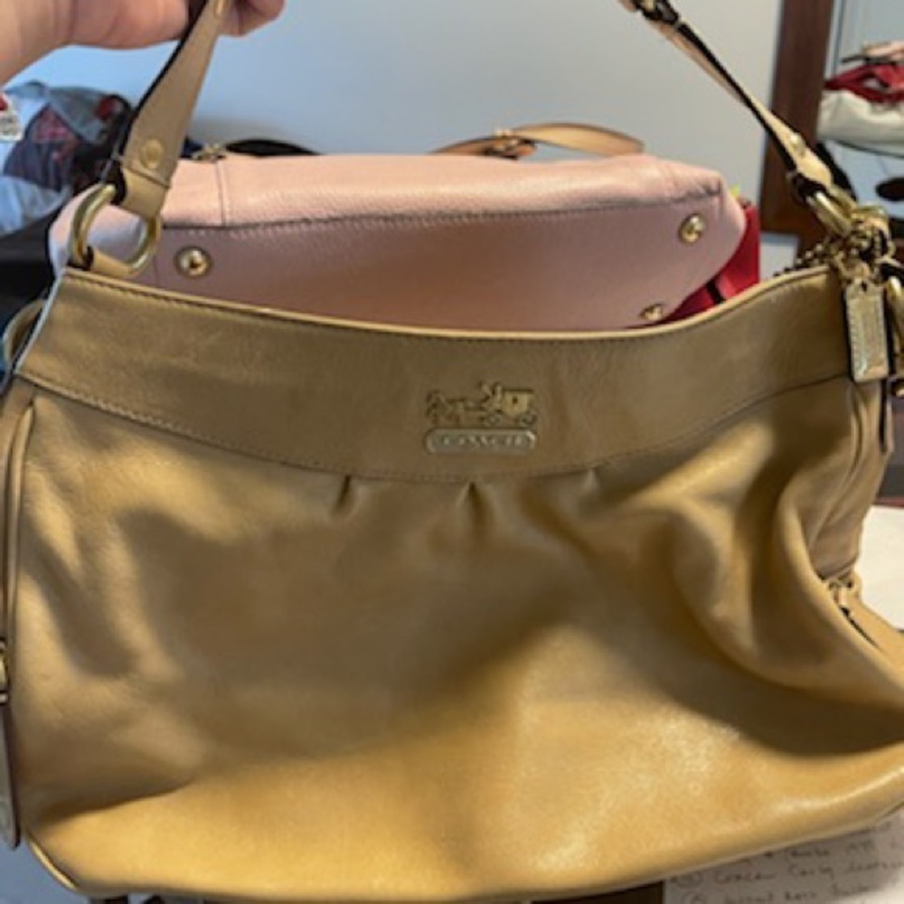 Coach Madison Leather Shoulder Bag - Picture 2 of 8